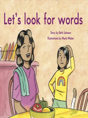 cover image of Let's look for words
